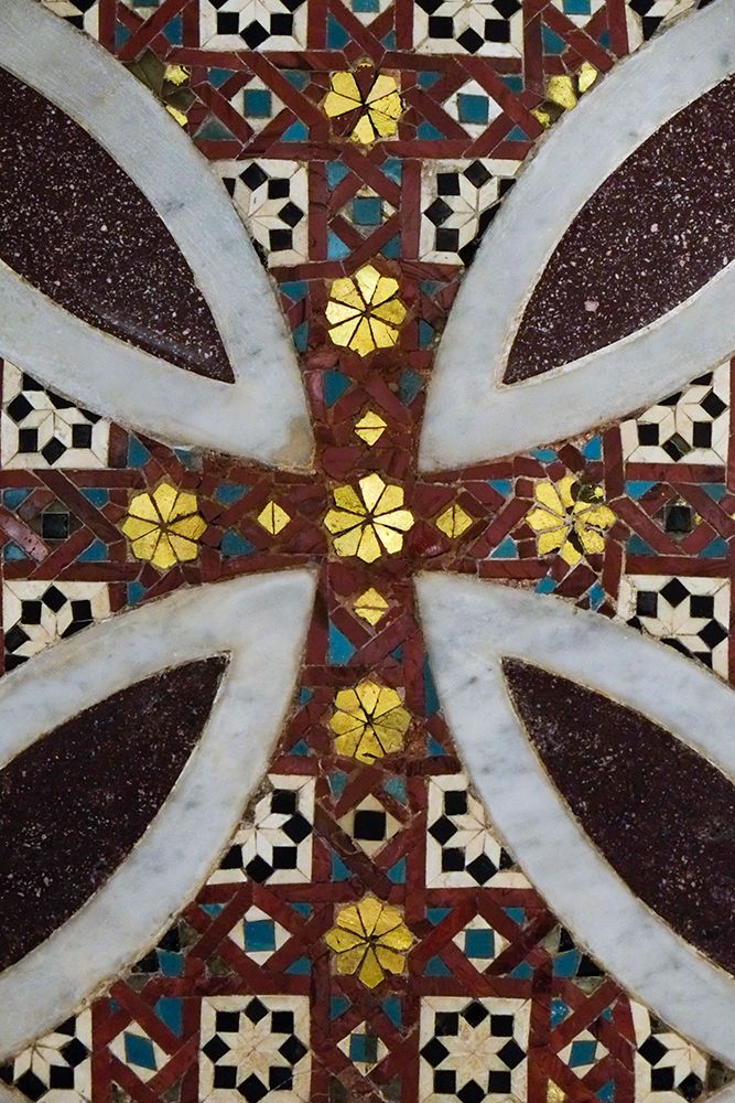Palermo, Sicily. Mosaic tile detail